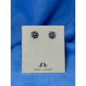 CHLOE + ISABEL crystal flower stud earrings - E395GCL